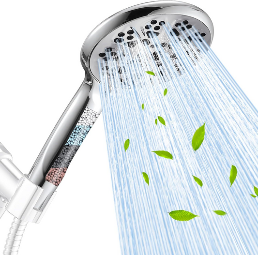 Shower Head, 9 Functions Spray Settings Handheld Showerhead