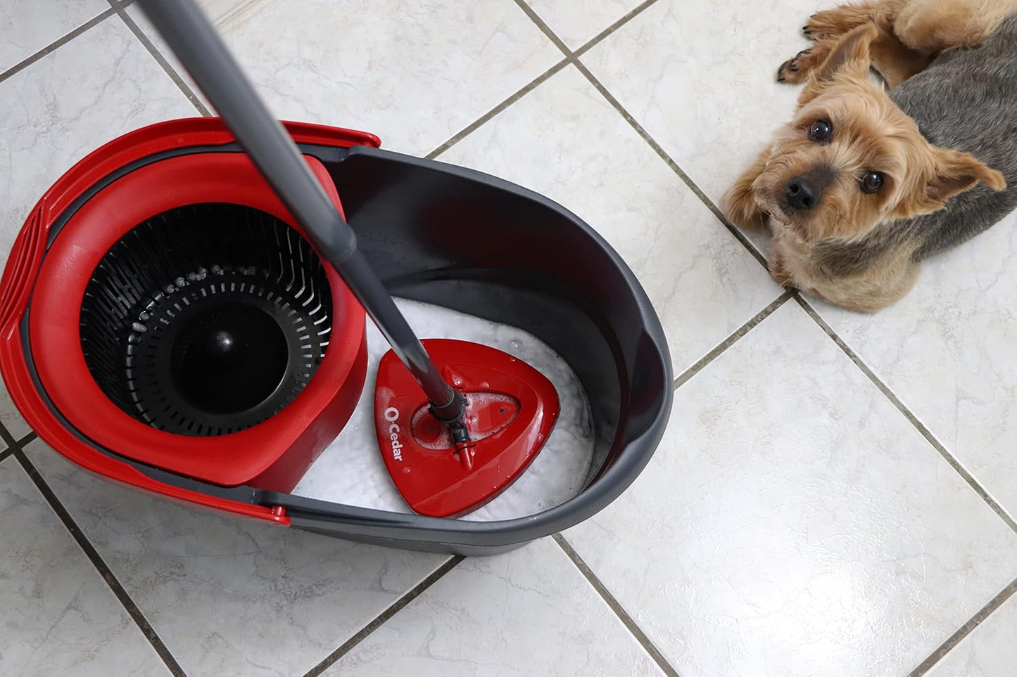 Microfiber Spin Mop, Bucket Floor Cleaning System