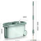 Spin Mop with Basket - System Stainless Steel 360°