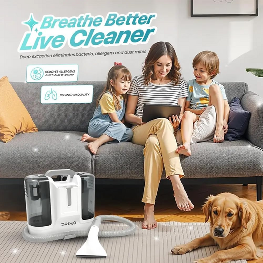 Drimo Pro 6-in-1 Spot Cleaner 450W Portable Carpet & Upholstery Cleaner