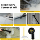 Steam Cleaner, 3-Level Adjustable Handle, 15s Heat-Up, 1.6L Tank