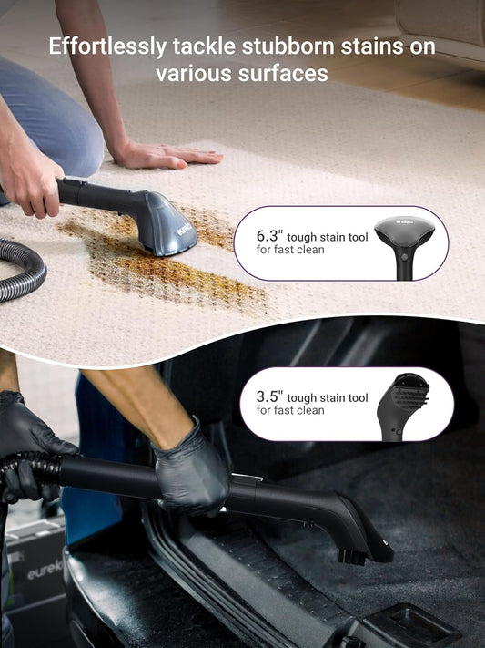 NEY100 Portable Carpet and Upholstery Cleaner, Spot Cleaner for Pets, Stain Remover for Carpet, Area Rugs, Upholstery, Coaches and Car with Cleaning Solution