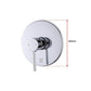 WELS 8" Rain Shower Head Set Rounded Dual Heads Faucet High Pressure With Mixer