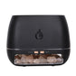 Black LED Flame Aromatherapy Diffuser with Humidifier - Ambient Light Essential Oil Diffuser
