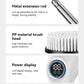 Black and white 9-in-1 Cordless Electric Cleaning Brush with Rechargeable Battery and Extendable Handle, Multi-Function Scrubber for Kitchen, Bathroom, and Home Cleaning