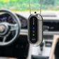 Black Personal Wearable Air Purifier Necklace - USB Rechargeable Ionizer for Cleaner Air On-The-Go