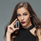 Black Personal Wearable Air Purifier Necklace - USB Rechargeable Ionizer for Cleaner Air On-The-Go