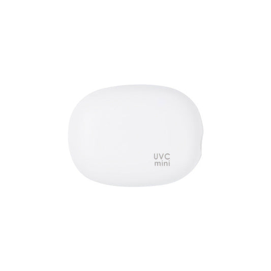 Portable UVC Toothbrush Sterilizer Case - 5-Minute Automatic Sanitizer, USB-C Rechargeable(white)