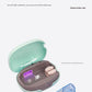 Portable UVC Toothbrush Sterilizer Case - 5-Minute Automatic Sanitizer, USB-C Rechargeable(white)