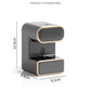 Automatic Toothpaste Dispenser with UVC Toothbrush Sterilizer & Holder - Wall Mounted, Rechargeable(Grey)