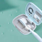 Portable UVC Toothbrush Sterilizer Case with Drying Fan - USB-C Rechargeable, 5-Minute Fast Disinfection(white)