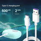 Portable UVC Toothbrush Sterilizer Case with Drying Fan - USB-C Rechargeable, 5-Minute Fast Disinfection(white)