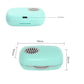 Portable UVC Toothbrush Sterilizer Case with Drying Fan - USB-C Rechargeable, 5-Minute Fast Disinfection(white)