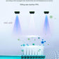 Portable UVC Toothbrush Sterilizer Case with Drying Fan - USB-C Rechargeable, 5-Minute Fast Disinfection(green)